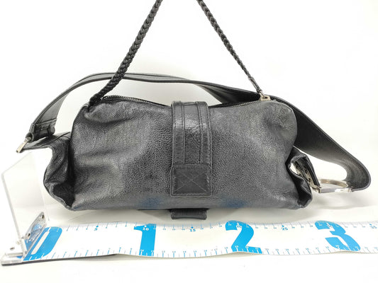 Dior Flight Line One-Shoulder Bag Leather Black Handbag