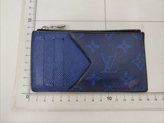 LOUIS VUITTON Taiga Rama Fragment Case Coin Card Case Coin Case