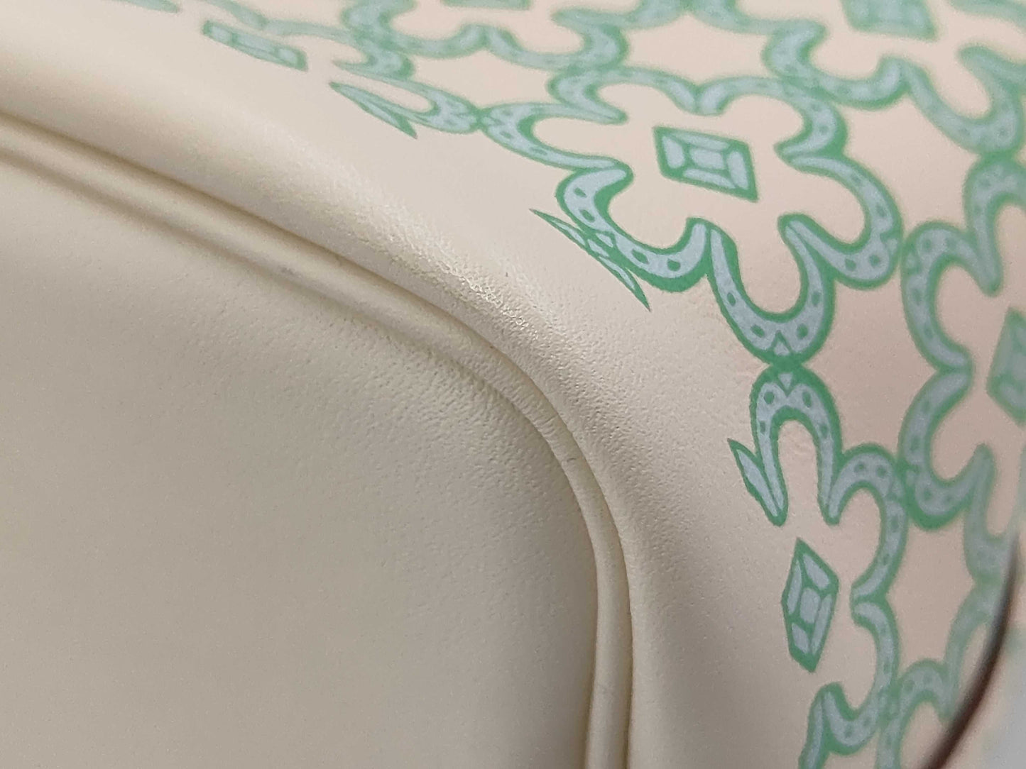 HERMES Picotin Lock Micro Lucky Daisy Swift Nata Vert Handbag with Silver Hardware and U Stamp