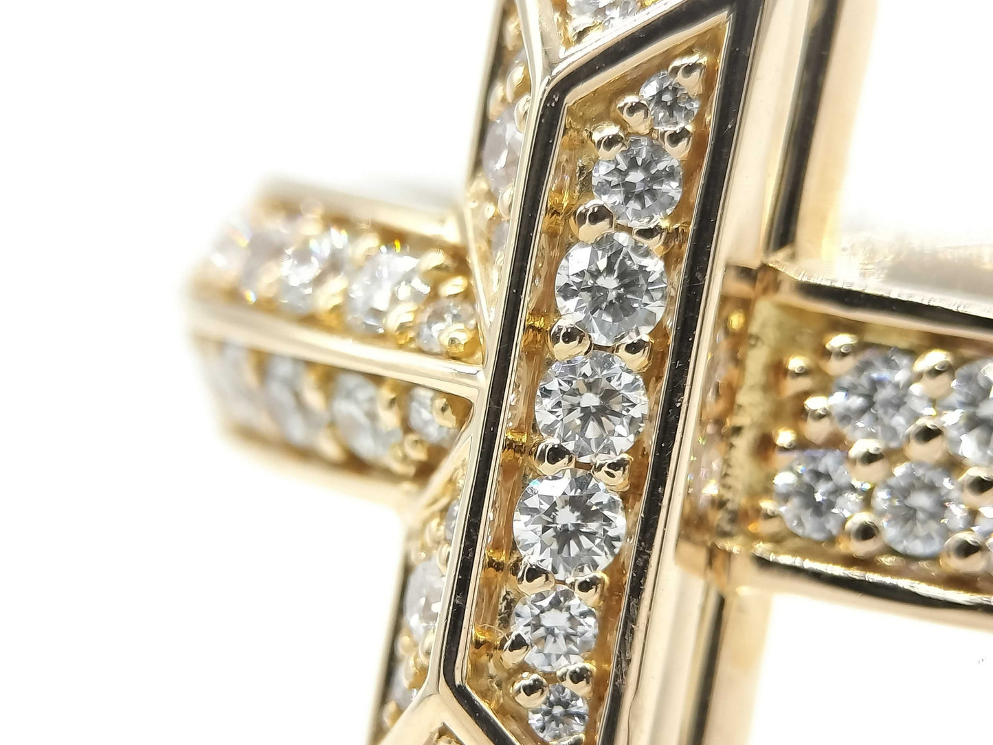 Tiffany & Co. T-One D0.54ct PG Au750 10.0g Ring