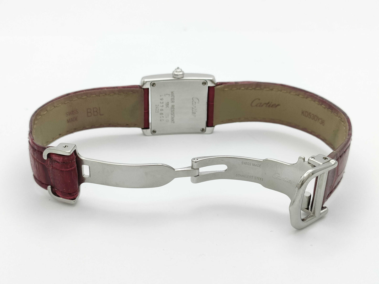 Cartier Tank Française 2403 193766CD Quartz 18K Women's Watch