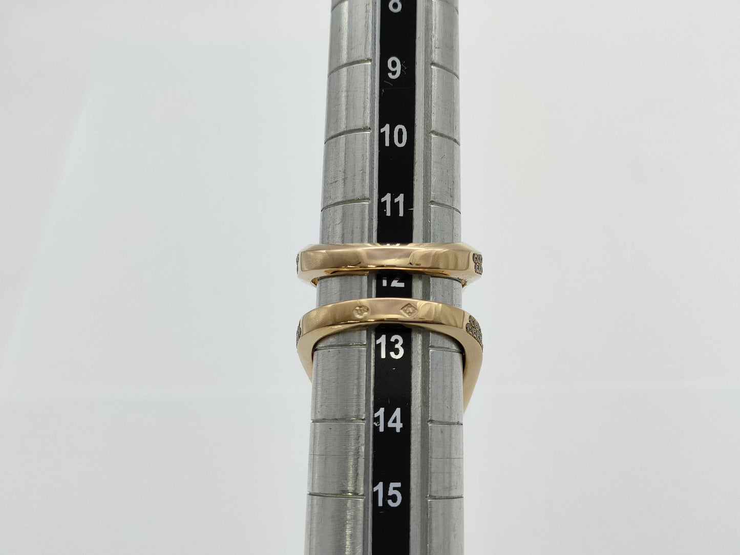 HERMES Pierre Hardy Quartz Diamond #53 RG Au750 17.7g Ring