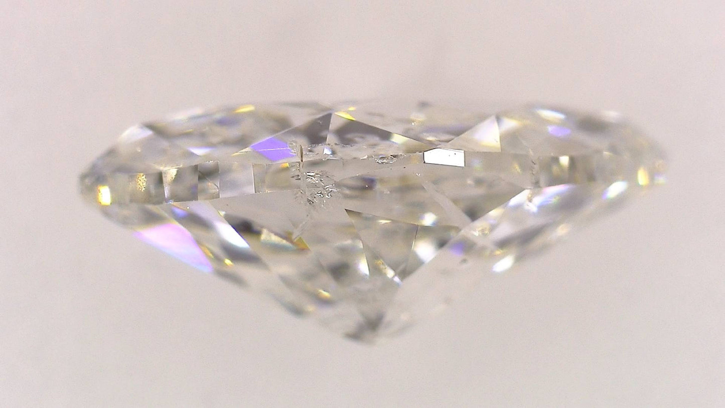 1.006ct H I-1 ****/FR/GD NONE NATURAL 8.87-5.27X3.53mm MQ ILD Diamond Loose