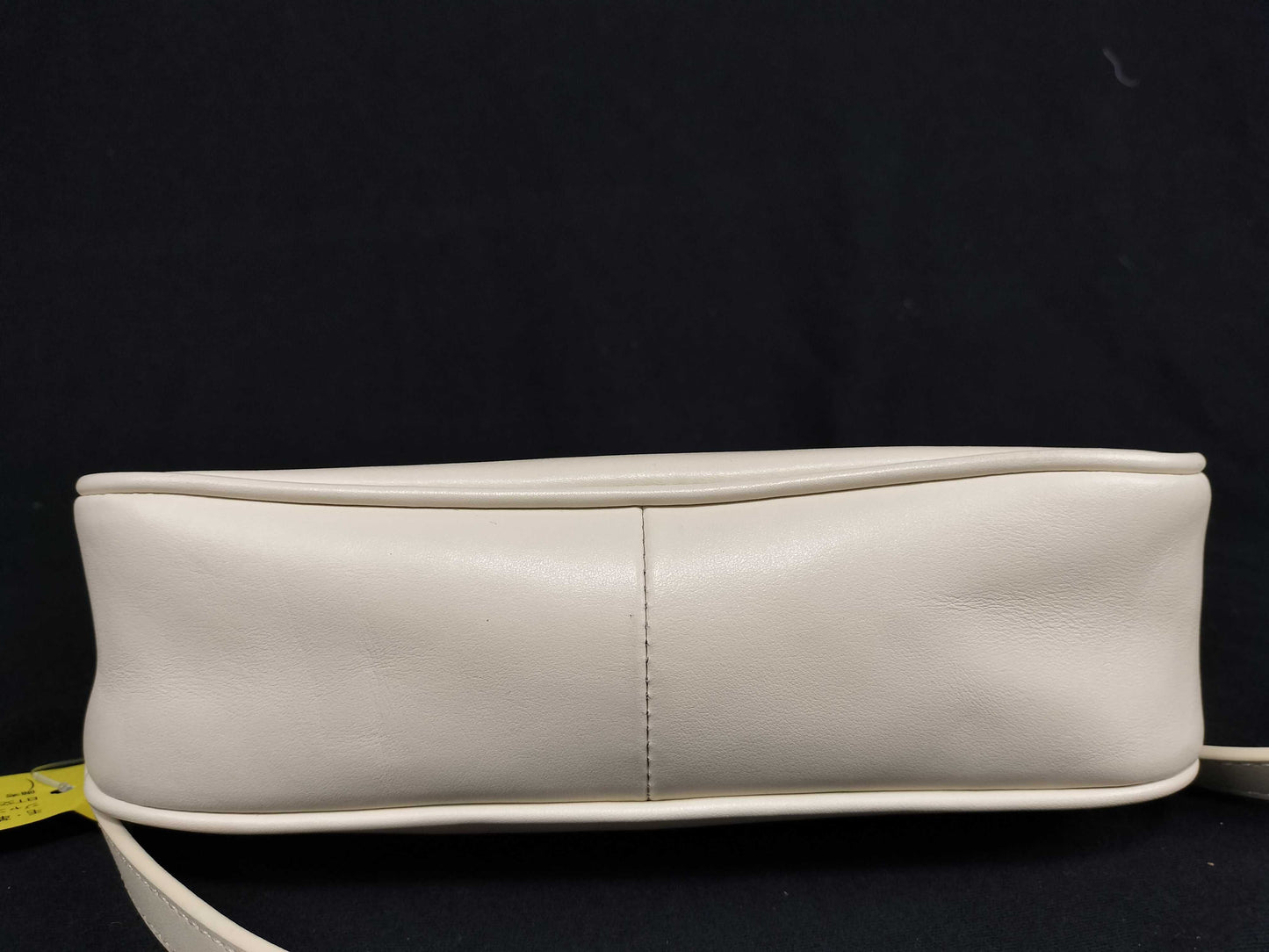 FURLA Leather Chain Shoulder 2-Way White Handbag