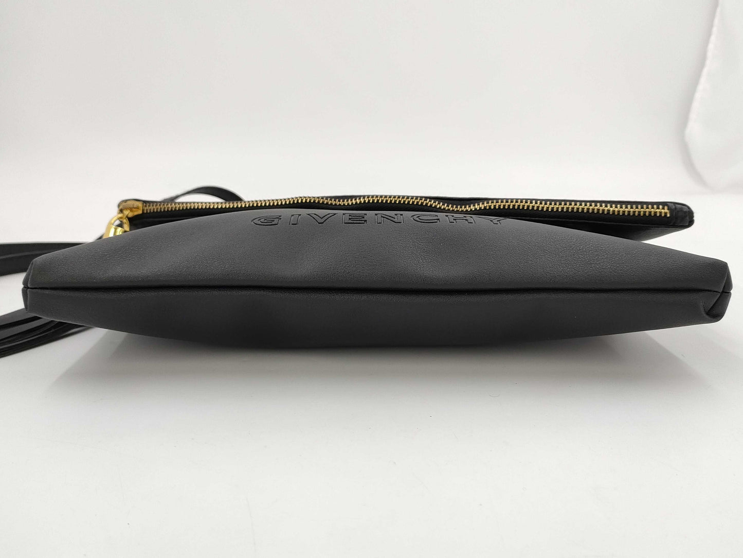 GIVENCHY Logo Shoulder Fringe Shoulder Bag