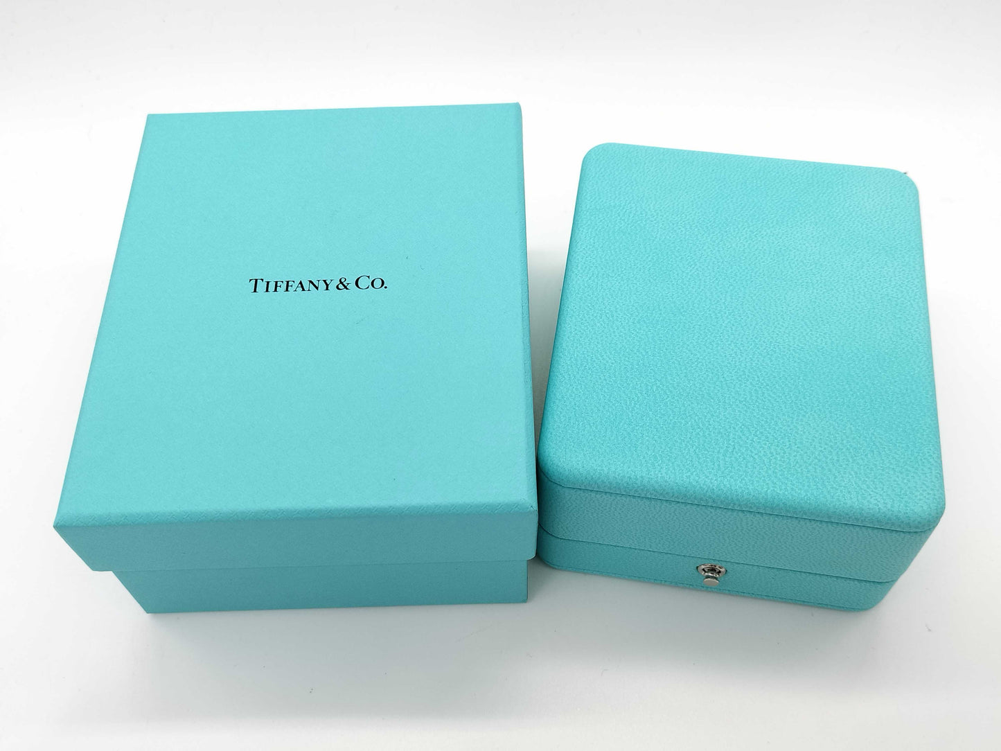 Tiffany & Co. Atlas X Closed Circle Diamond Necklace with 0.57ct Diamond, PG and Au750, 17.9g