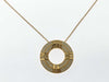 Tiffany & Co. Atlas X Closed Circle Diamond Necklace with 0.57ct Diamond, PG and Au750, 17.9g