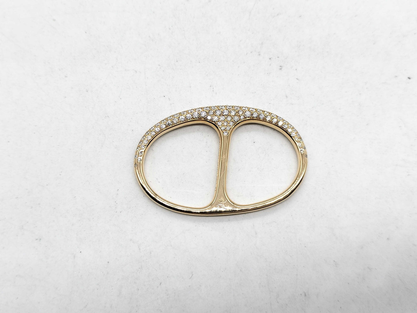 HERMES Punk #54 D1.69ct PG Au750 9.1g Ring