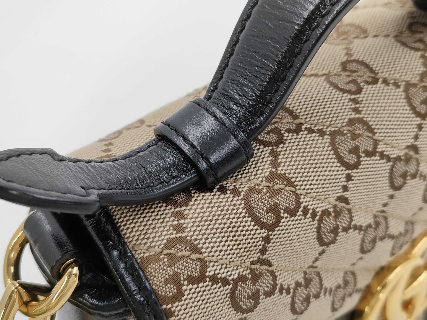 GUCCI GG Canvas GG 2-way Shoulder Bag 583571