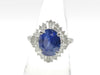 S7.07ct D0.90ct PT900 14.0g Ring