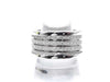 BVLGARI 20th Anniversary B.zero1 #61 Diamond WG Au750 21.2g Ring