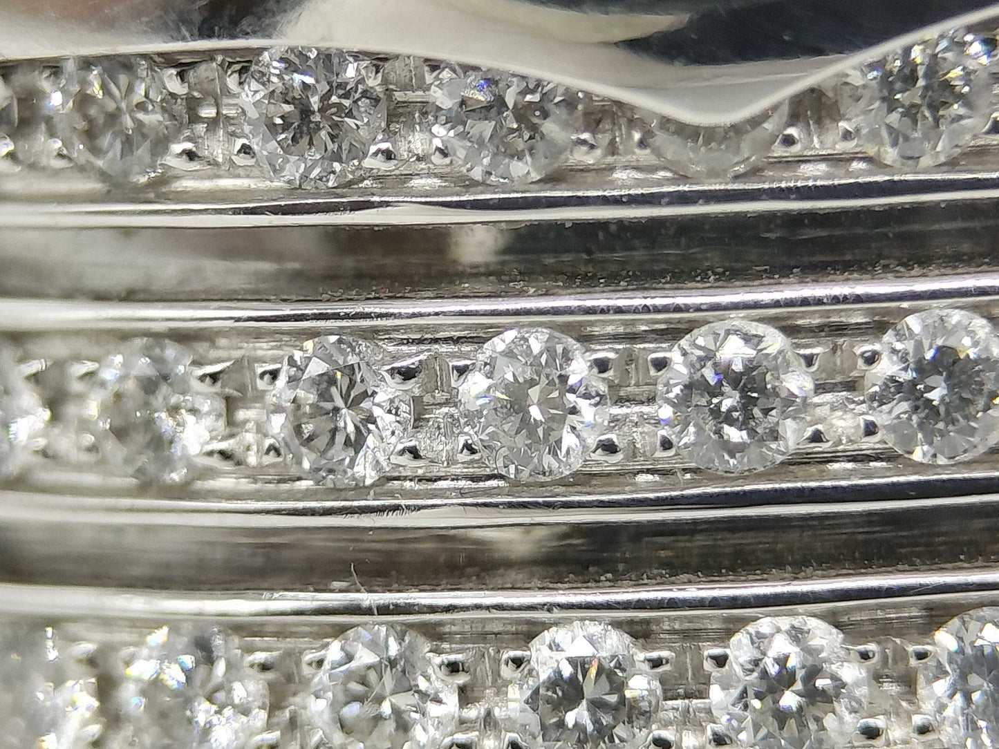 BVLGARI 20th Anniversary B.zero1 #61 Diamond WG Au750 21.2g Ring