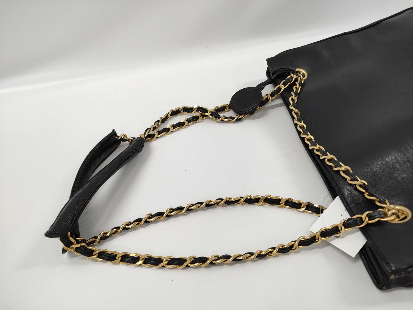 CHANEL Lambskin Chain Tote Bag