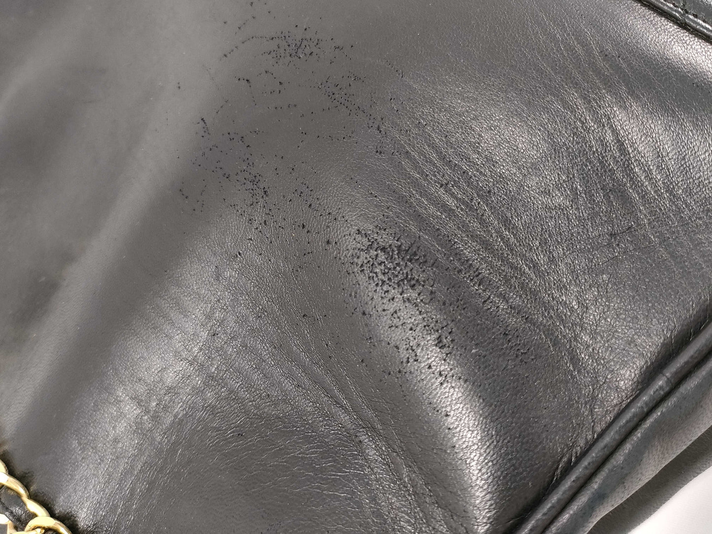 CHANEL Lambskin Chain Tote Bag