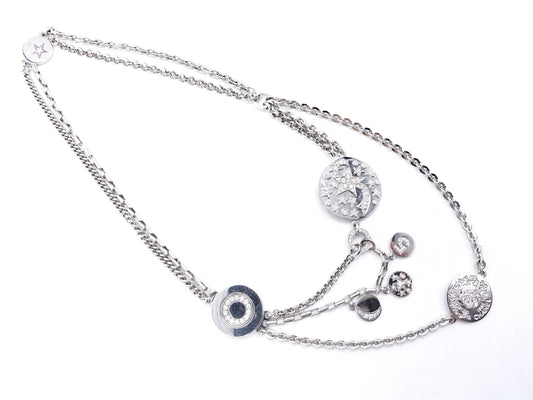 CHANEL Icon Collection Diamond WG 750 78.6g Necklace