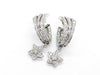 CHANEL Comet Pave Diamond WG 750 18.5g Earrings