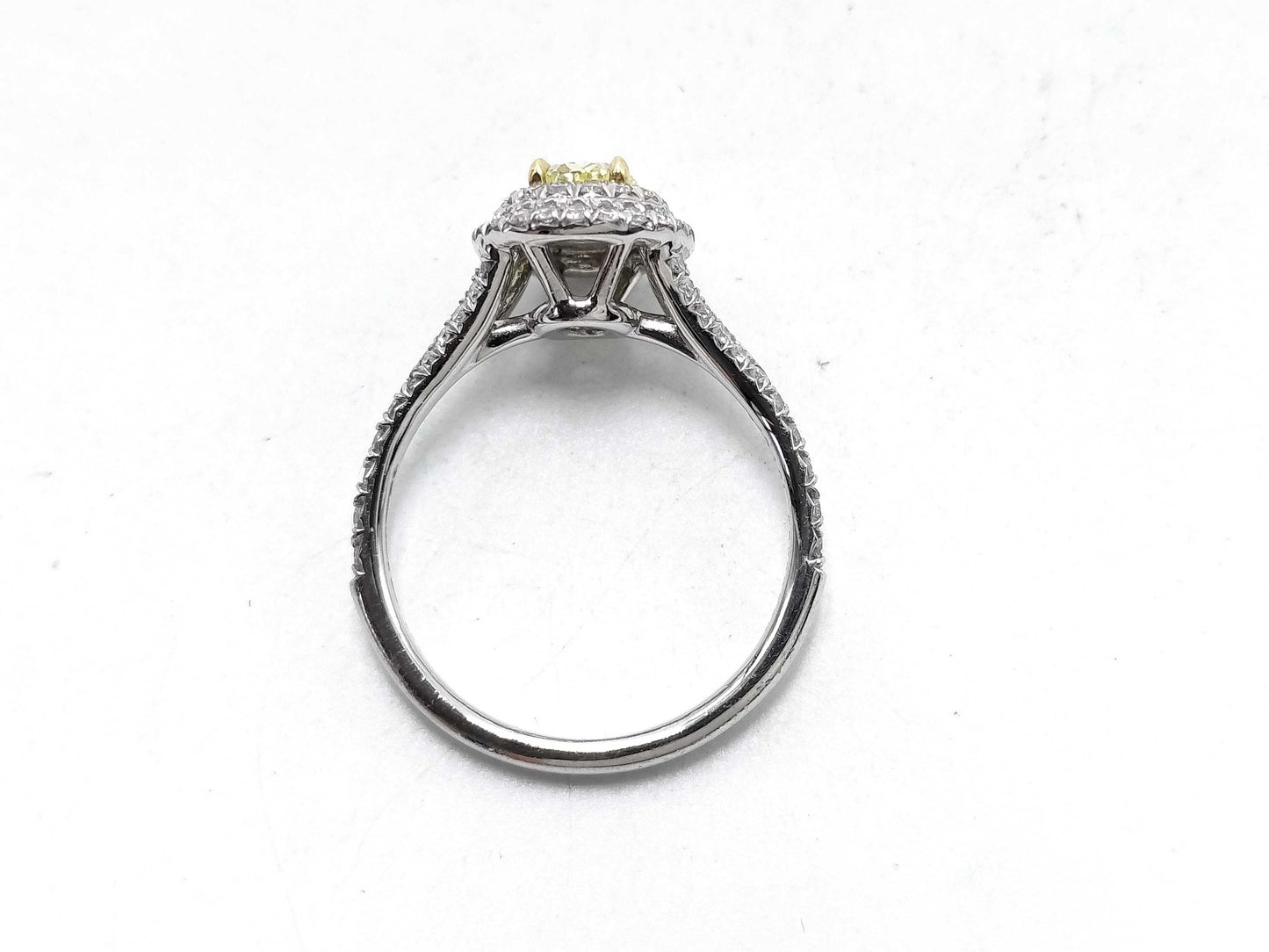 Tiffany&Co. Sorest YD0.59ct Melee Diamond PT950/750 5.1g Ring
