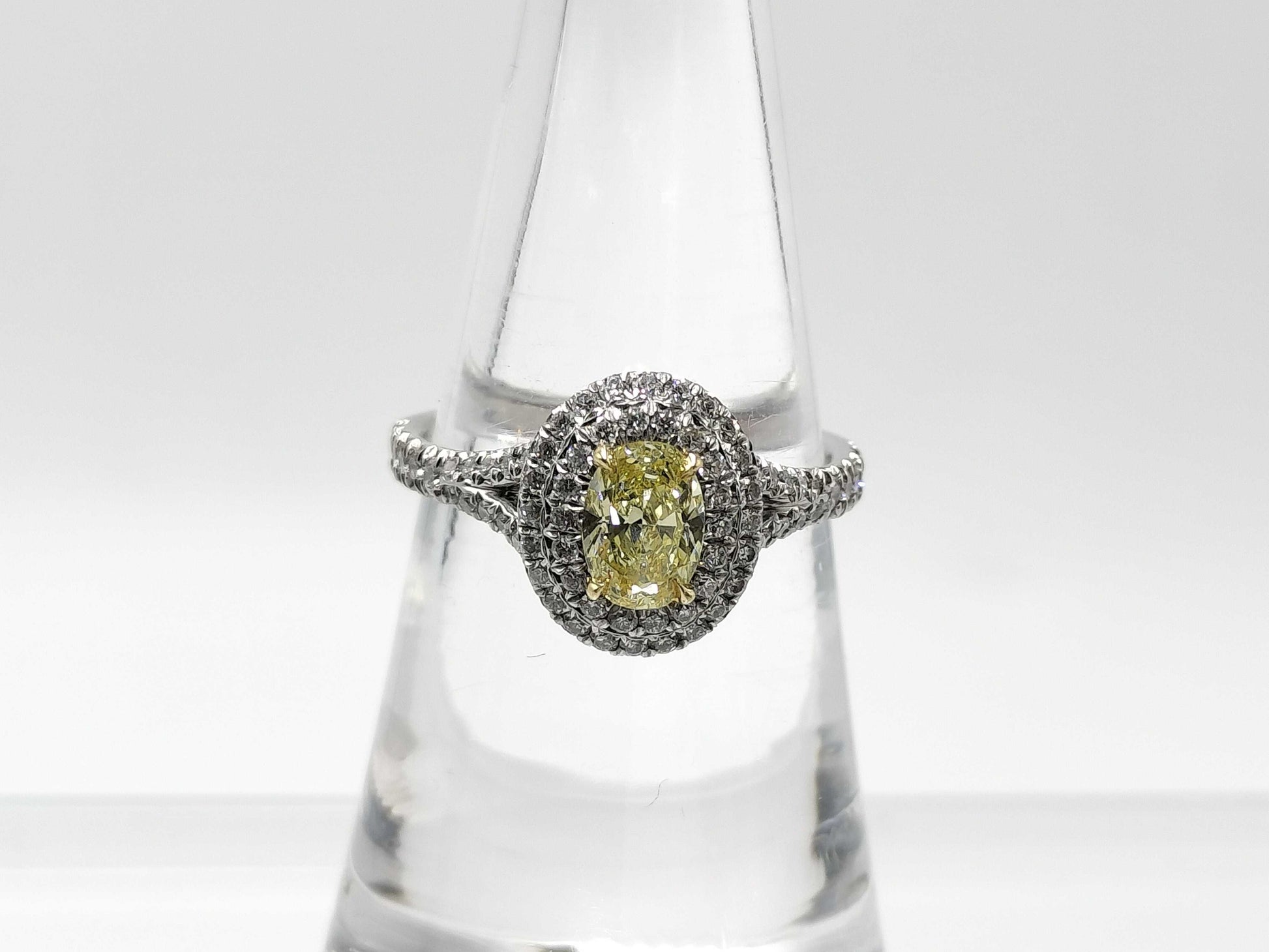Tiffany&Co. Sorest YD0.59ct Melee Diamond PT950/750 5.1g Ring