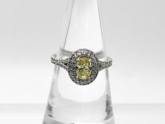 Tiffany&Co. Sorest YD0.59ct Melee Diamond PT950/750 5.1g Ring
