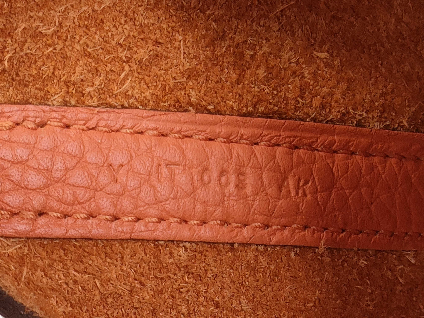 HERMES Picotin MM Handbag in Orange with Silver Hardware and Y Stamp