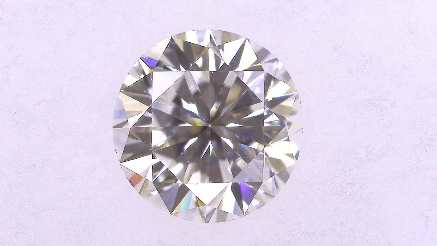 0.586ct H VS-2 GOOD/VG/GD FAINT NATURAL 5.26-5.37X3.38mm Loose Diamond