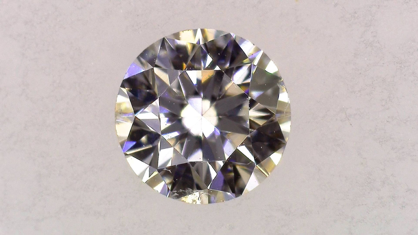 0.343ct E SI-1 VERY GOOD/GD/GD STRONG BLUE NATURAL 4.49-4.54X2.80mm Loose Diamond