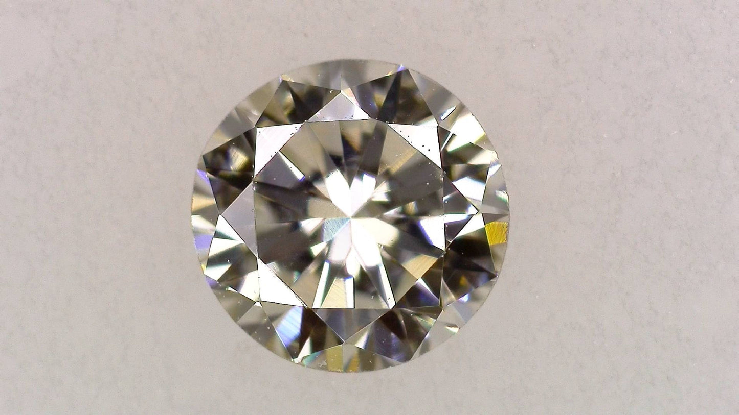 0.379ct J VS-1 GOOD/GD/FR NONE NATURAL 4.60-4.71X2.81mm Loose Diamond