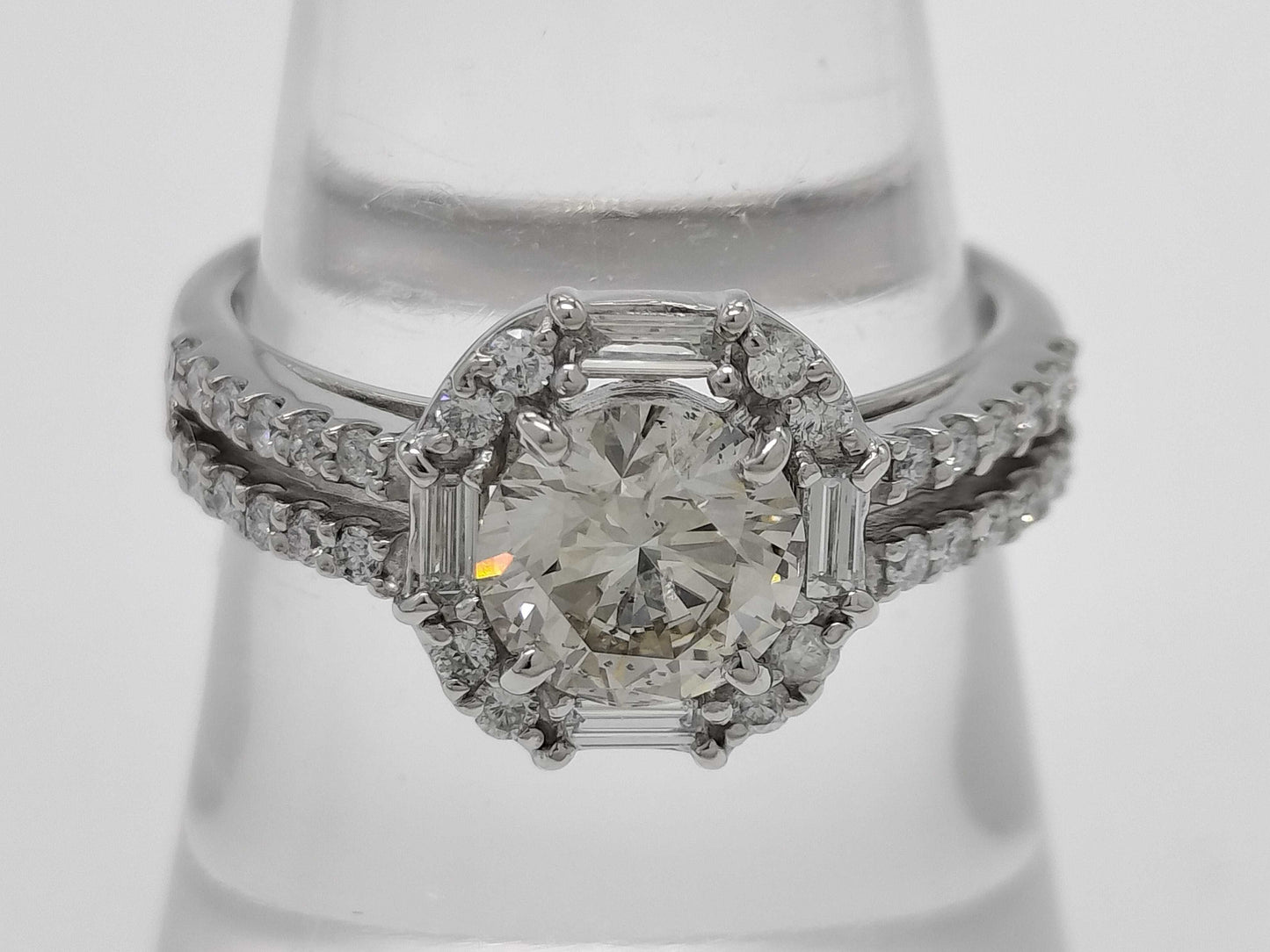 D1.007ct FD0.36ct PT900 5.7g Ring