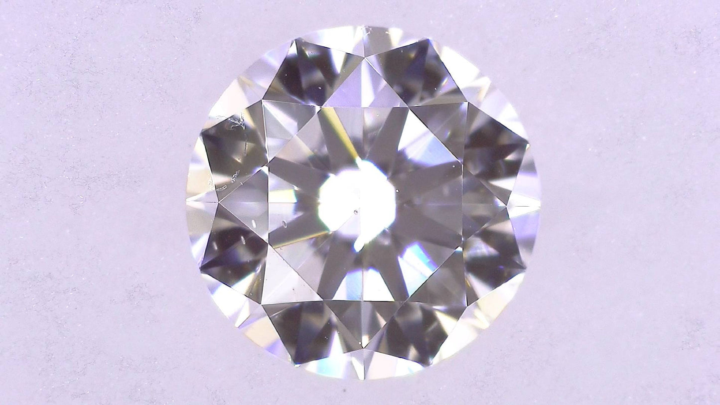 0.403ct F SI-1 VERY GOOD/GD/VG STRONG BLUE NATURAL 4.68-4.71X2.93mm Loose Diamond