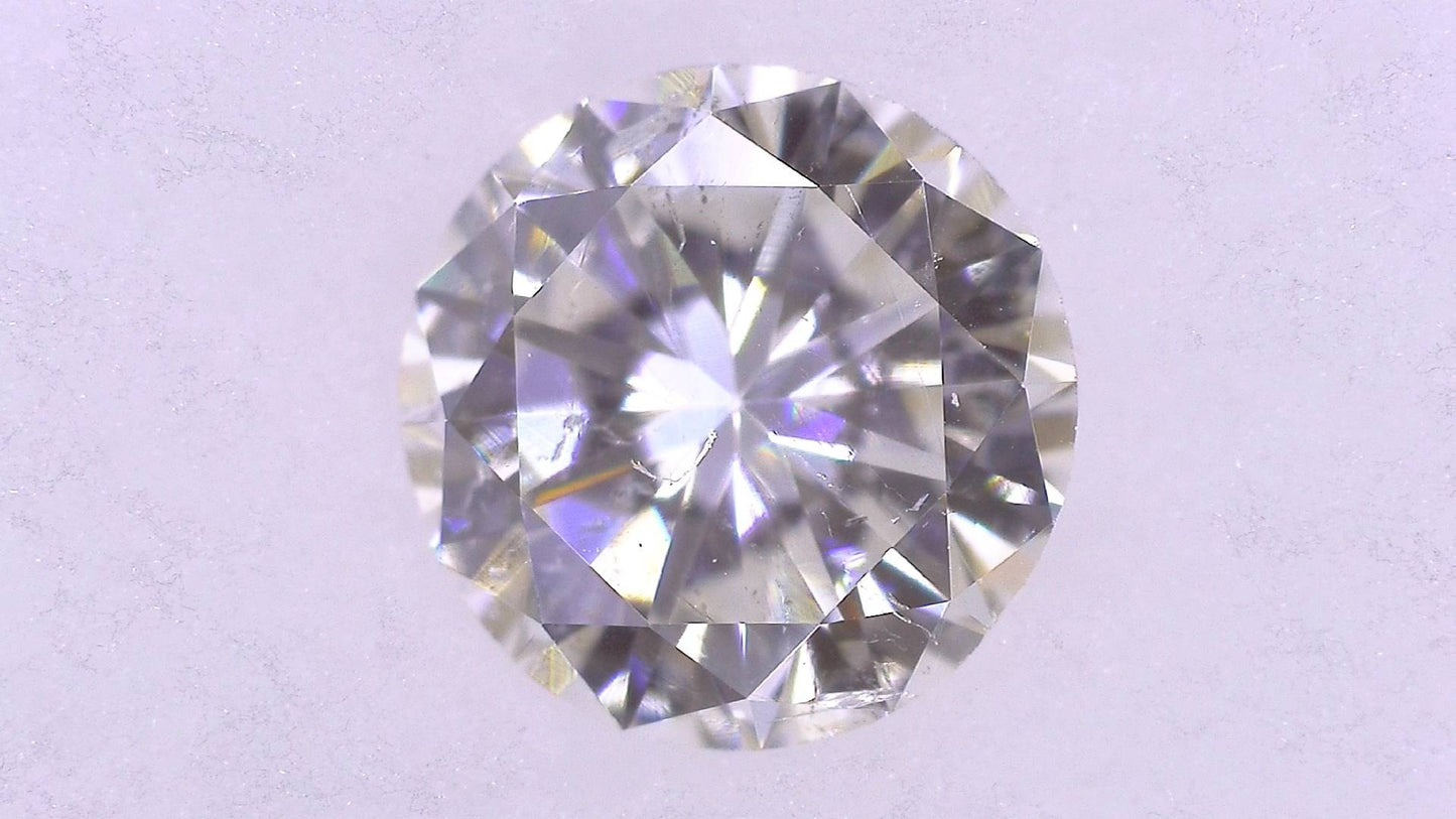 0.338ct H SI-2 GOOD/GD/GD NONE NATURAL 4.47-4.52X2.66mm Loose Diamond