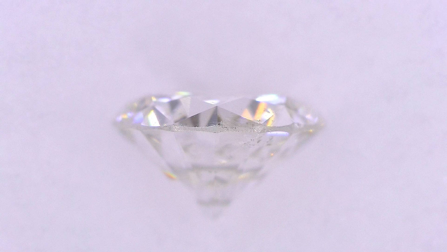0.338ct H SI-2 GOOD/GD/GD NONE NATURAL 4.47-4.52X2.66mm Loose Diamond