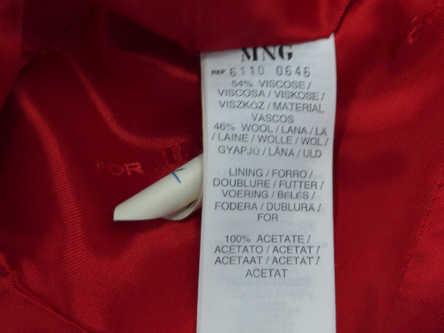 MNG Jacket Red Jacket
