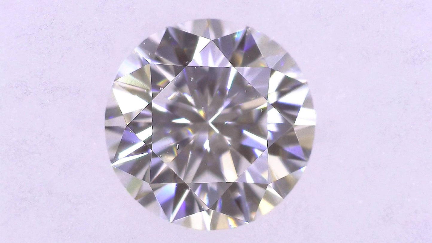 0.440ct F VVS-2 VERY GOOD/VG/GD NONE NATURAL 4.85-4.91X3.06mm Loose Diamond