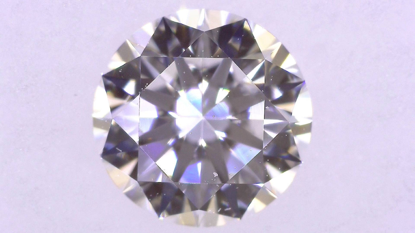 0.536ct F VS-1 VERY GOOD/VG/VG FAINT NATURAL 5.25-5.28X3.17mm GIA Rareton Hallmarked Diamond Loose