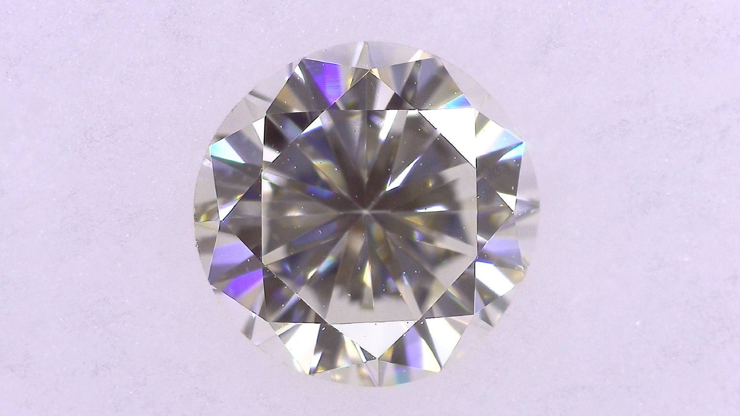 0.557ct J VS-2 FAIR/VG/GD STRONG BLUE NATURAL 5.26-5.35X3.25mm Loose Diamond