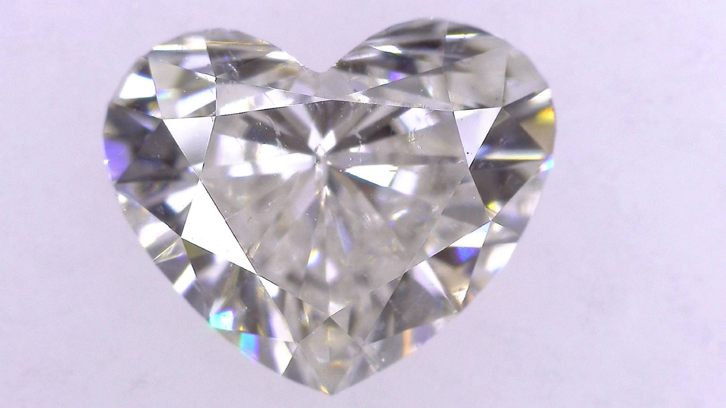 1.118ct I SI-2 ****/GD/GD FAINT NATURAL 6.13-7.44X3.96mm HS Loose Diamond