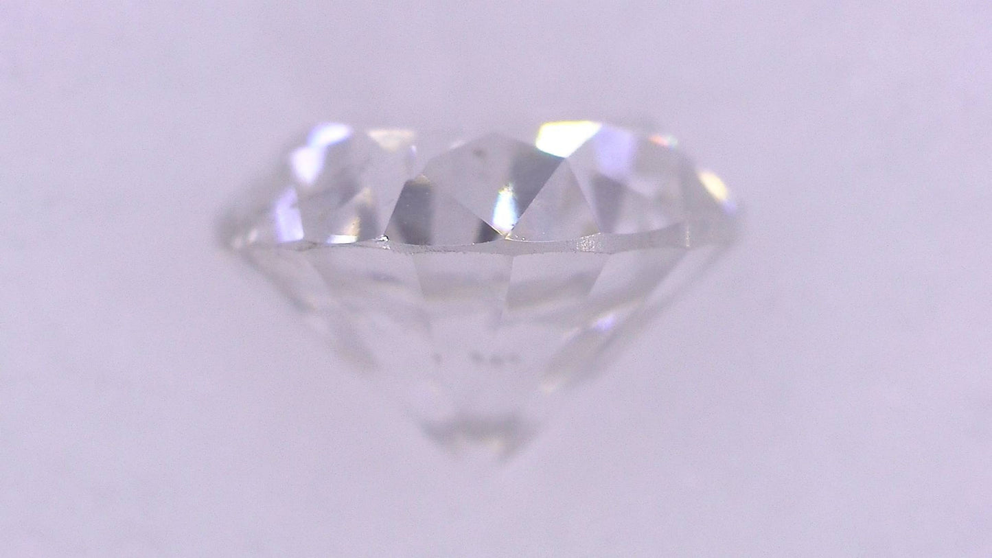 0.418ct F SI-2 POOR/GD/FR MEDIUM BLUE NATURAL 4.46-4.59X3.13mm Loose Diamond