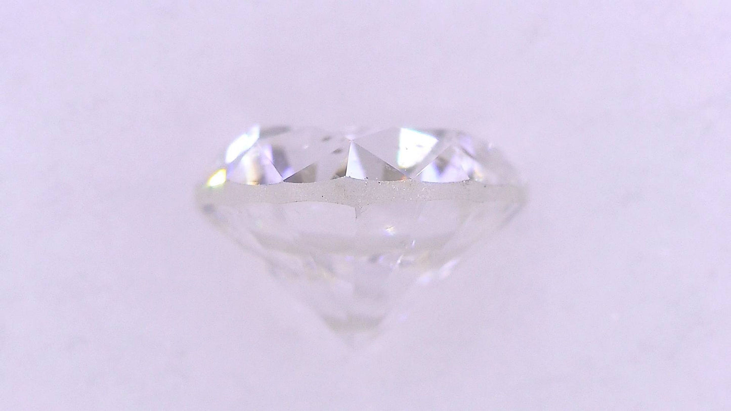 0.615ct F SI-2 POOR/GD/FR MEDIUM BLUE NATURAL 5.15-5.20X3.44mm Loose Diamond