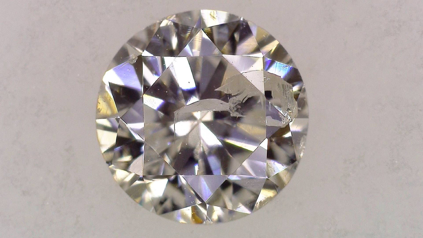 0.397ct I I-1 FAIR/GD/FR FAINT NATURAL 4.51-4.57X2.94mm Loose Diamond