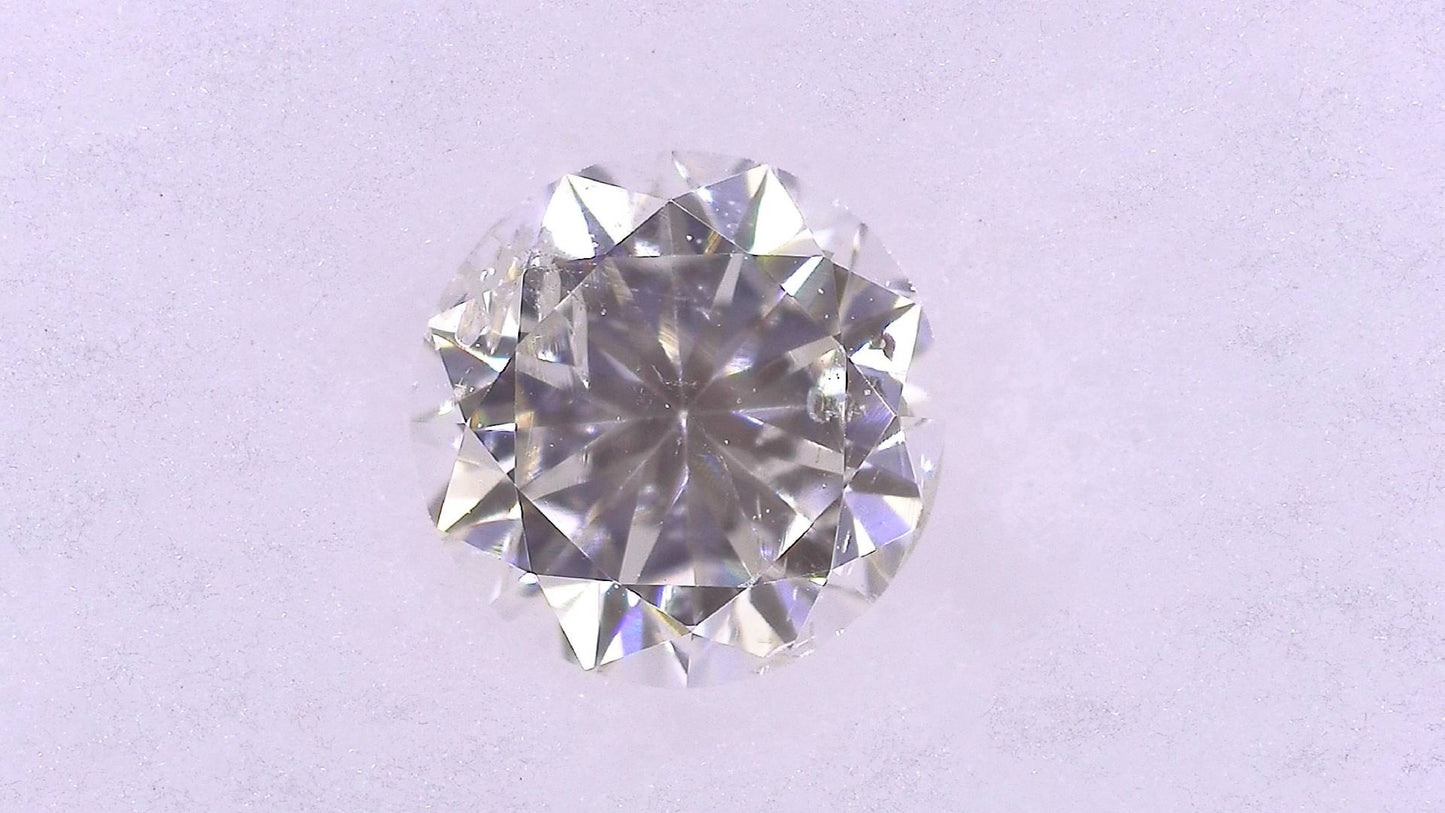 0.244ct H SI-2 GOOD/GD/FR MEDIUM BLUE NATURAL 3.90-3.92X2.50mm Loose Diamond