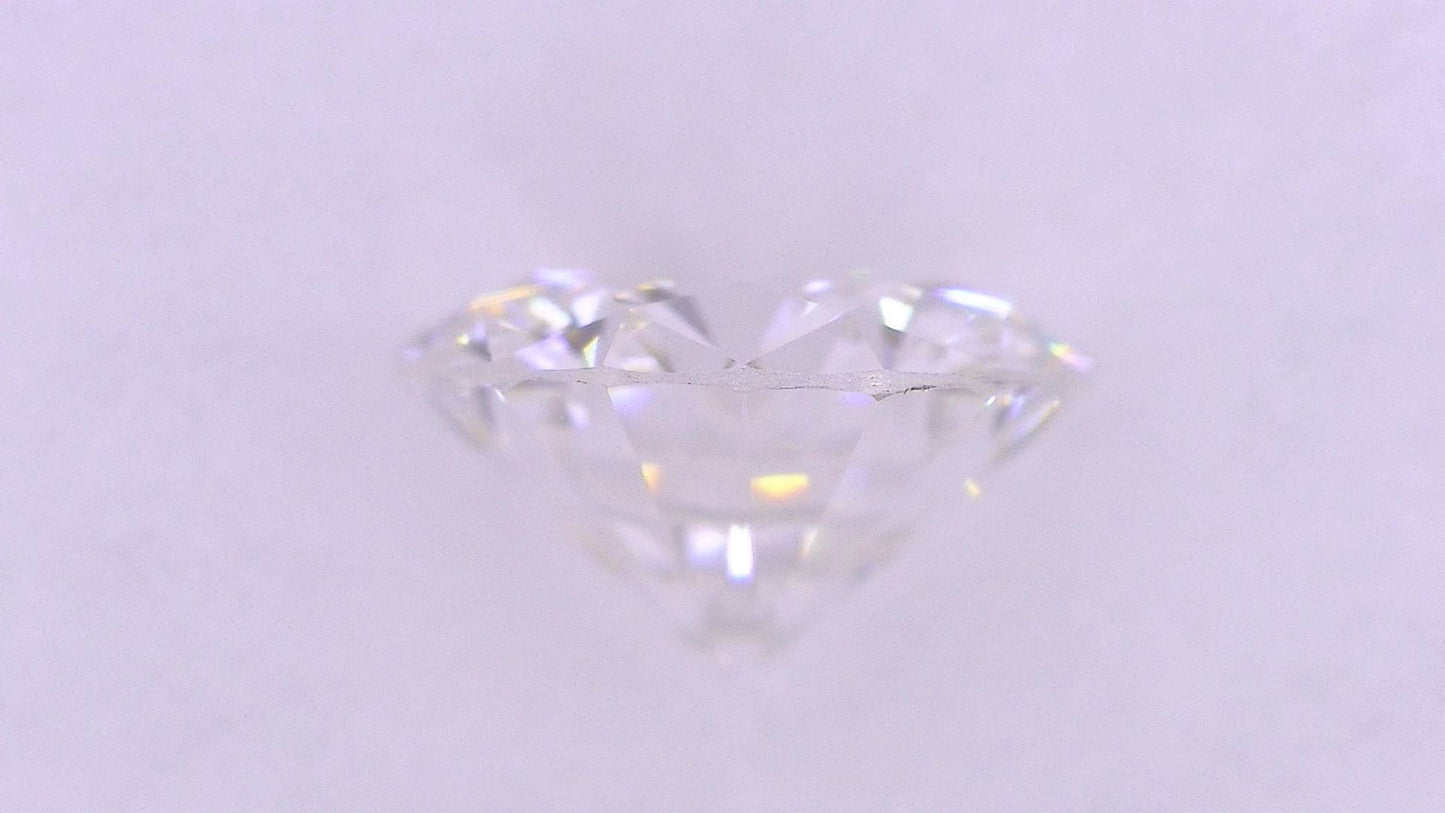 0.434ct E VVS-2 VERY GOOD/VG/GD FAINT NATURAL 4.95-5.01X2.92mm Loose Diamond
