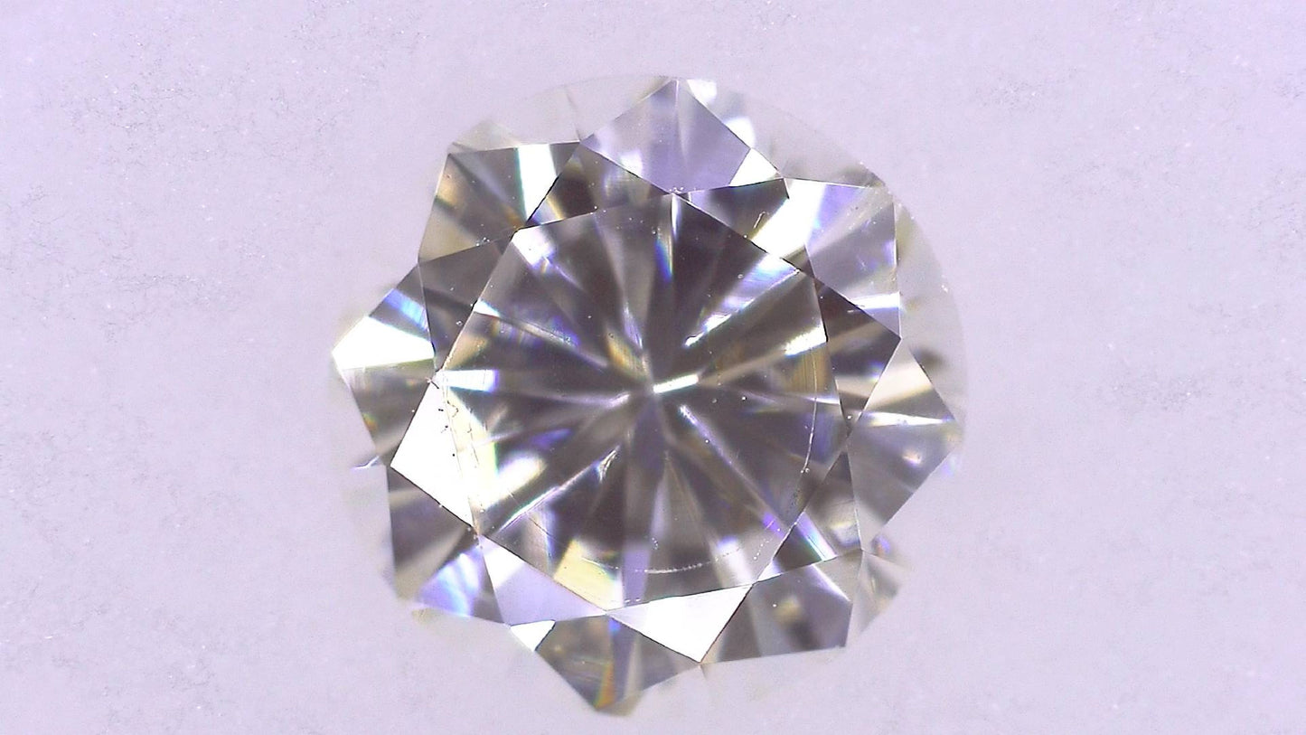 0.383ct J SI-1 FAIR/GD/FR NONE NATURAL 4.59-4.71X2.88mm Loose Diamond