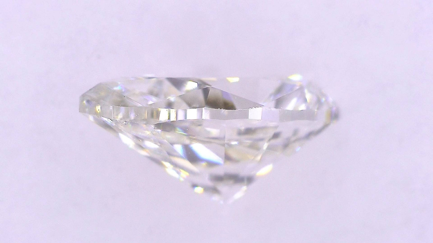 0.602ct I SI-2 ****/GD/GD NONE NATURAL 6.71-4.40X3.13mm PS Loose Diamond