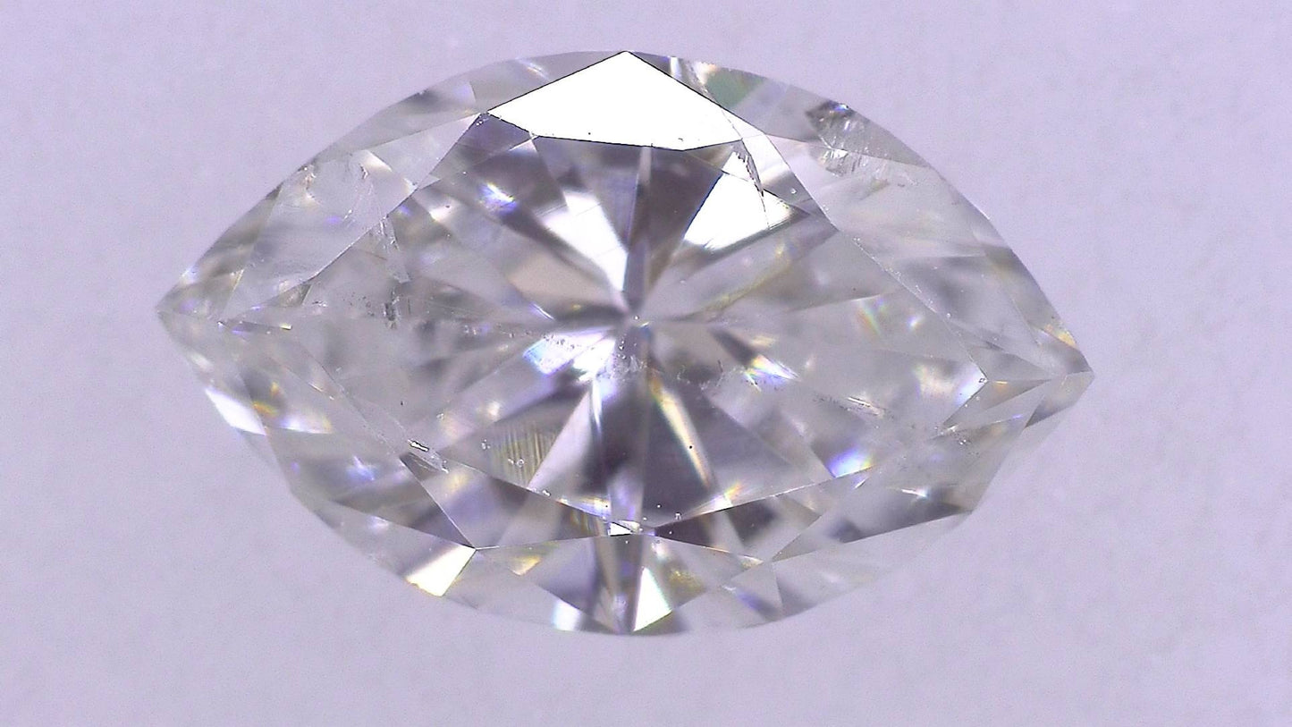 0.337ct G SI-2 ****/GD/FR NONE NATURAL 5.94-3.68X2.50mm MQ Loose Diamond