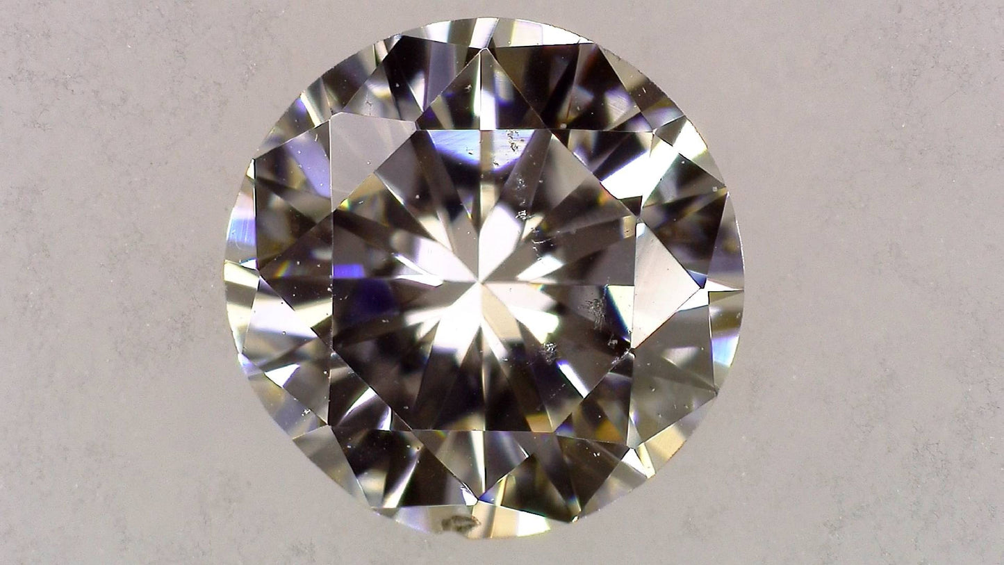 0.375ct J SI-1 GOOD/GD/FR NONE NATURAL 4.61-4.70X2.78mm Loose Diamond