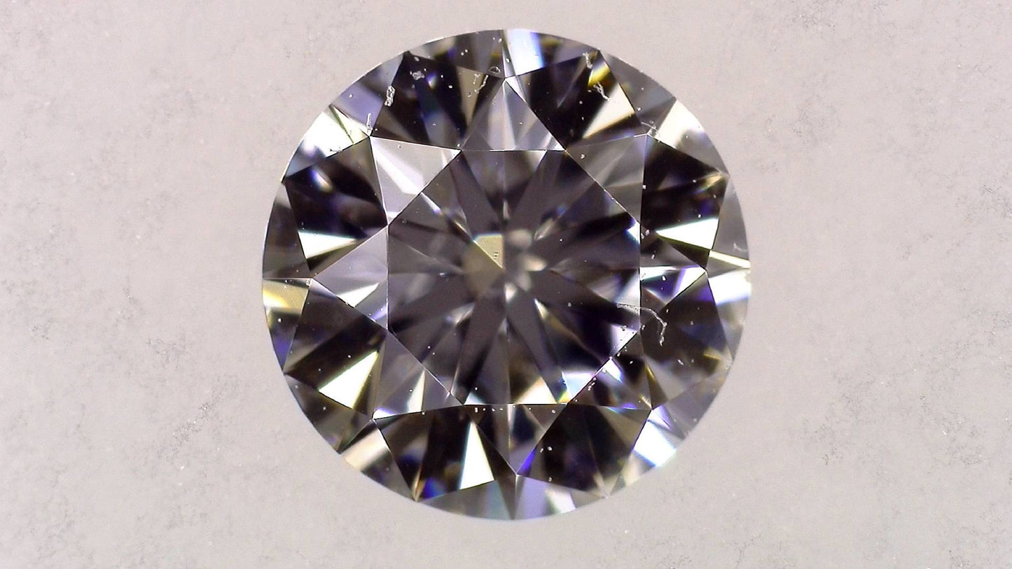 0.426ct F VVS-2 GOOD/VG/VG NONE NATURAL 4.87-4.90X2.94mm Loose Diamond