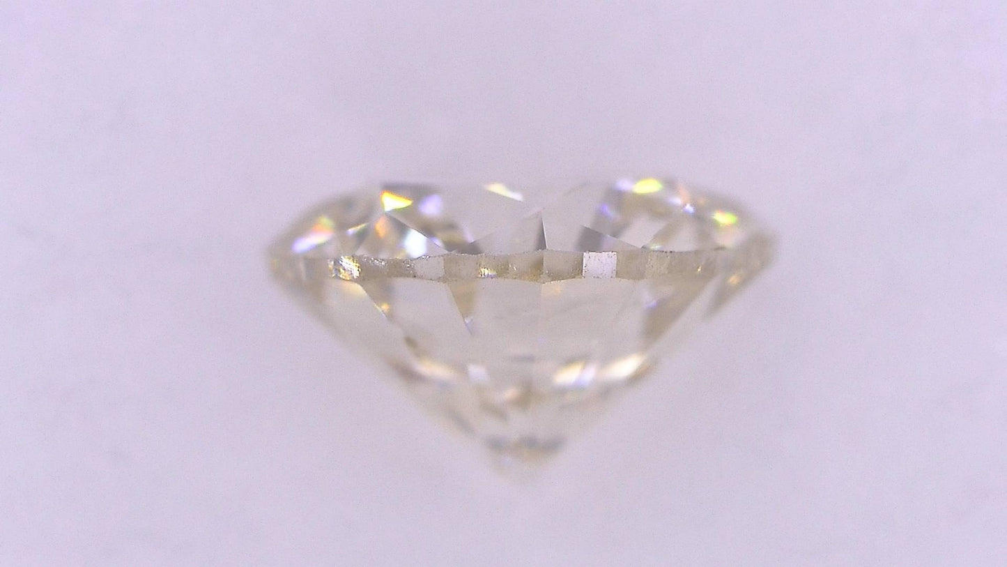 0.488ct UNDER N) VERY LIGHT BROWN SI-2 GOOD/GD/VG FAINT NATURAL 5.02-5.09X3.02mm Loose Diamond