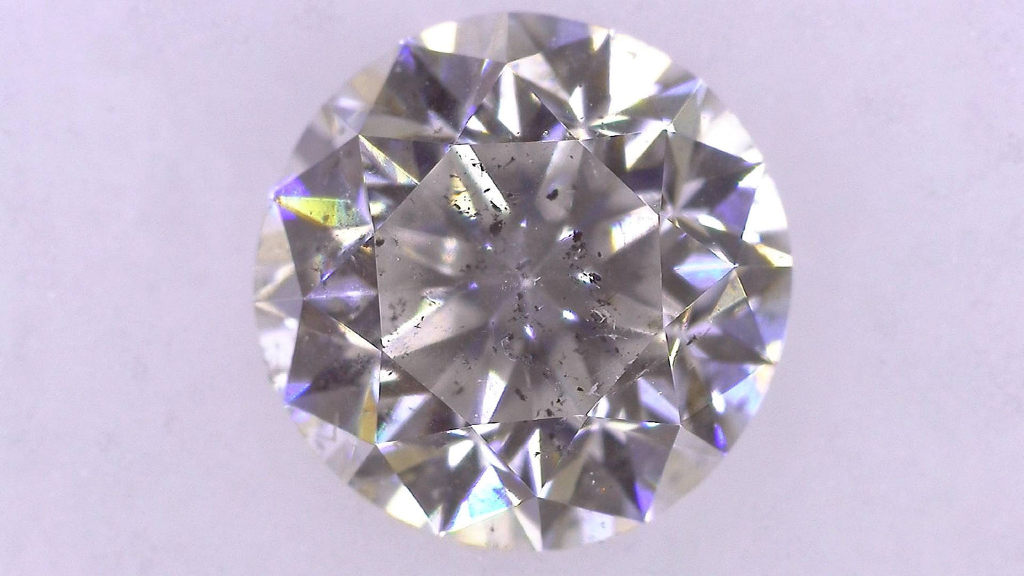 0.951ct H I-1 FAIR/GD/GD FAINT NATURAL 6.14-6.26X4.04mm Loose Diamond