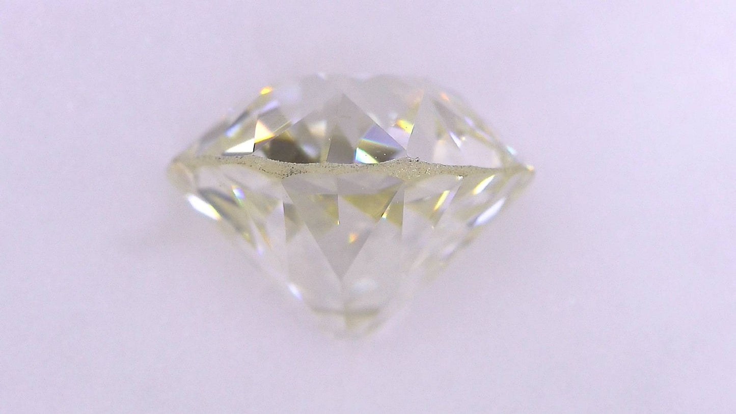1.717ct L VS-2 ****/GD/FR FAINT NATURAL 7.07-7.43X5.20mm X Diamond Loose
