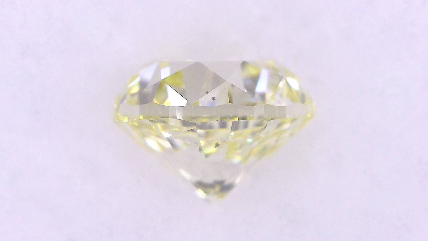 1.015ct UNDER N) VERY LIGHT YELLOW VS-2 POOR/GOLD/GOLD FAINT NATURAL 5.85-5.88X4.16mm Loose Diamond